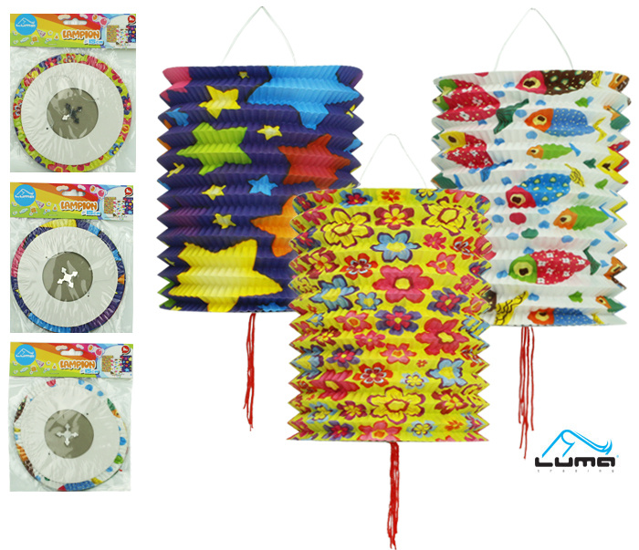 Lampion roztahovací 15 cm / mix dětské motivy
