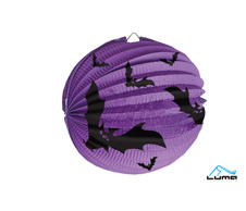 Lampion kulatý - netopýr / 25cm