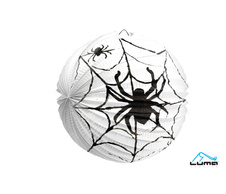 Lampion kulatý - pavouk / 25cm