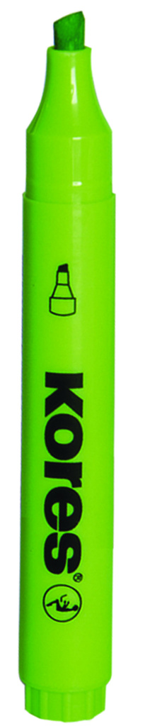 Zvýrazňovač Kores High Liner PLUS / zelená