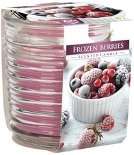 Vonná svíčka / vroubkované sklo -  Frozen Berries