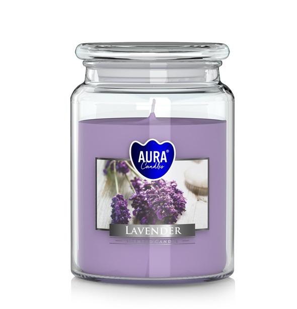 Vonná svíčka v dóze Maxi / Levandule