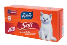 Roll Pap kosmetické papírové kapesníky Soft 2-vrstvé 150 ks