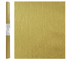 Krepový papír zlatý / 200x50cm
