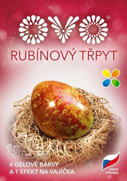 Tekuté barvy a vajíčka OVO® - efekt rubínový třpyt
