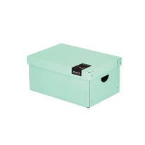 Krabice úložná lamino PASTELINI - zelená / 35,5 x 24 x 16 cm
