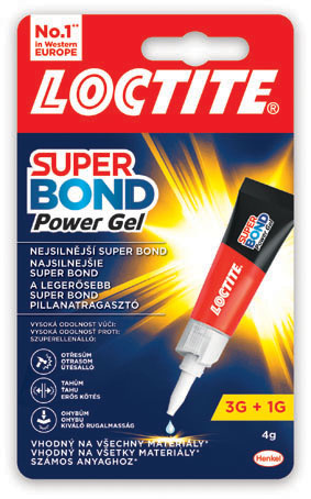 Vteřinová lepidla Loctite - Super Attak Power gel 3 g