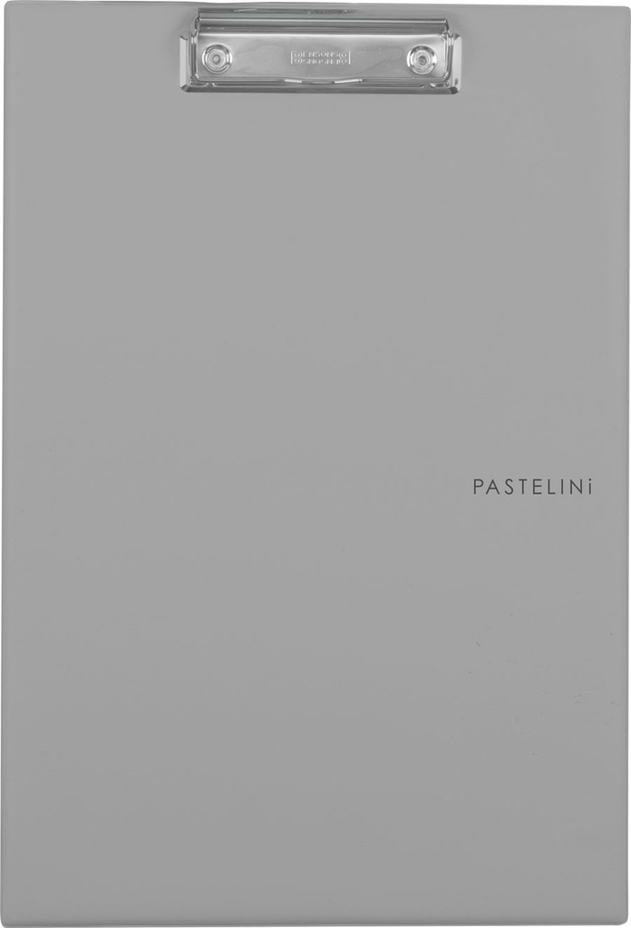 Podložka A4 s klipem PASTELINI - šedá