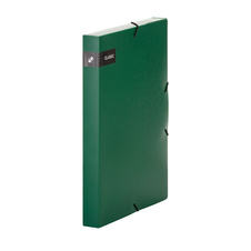 Box na spisy A4 s gumou Classic - zelená