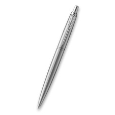 Kuličkové pero Parker Jotter XL Monochrome - stříbrná