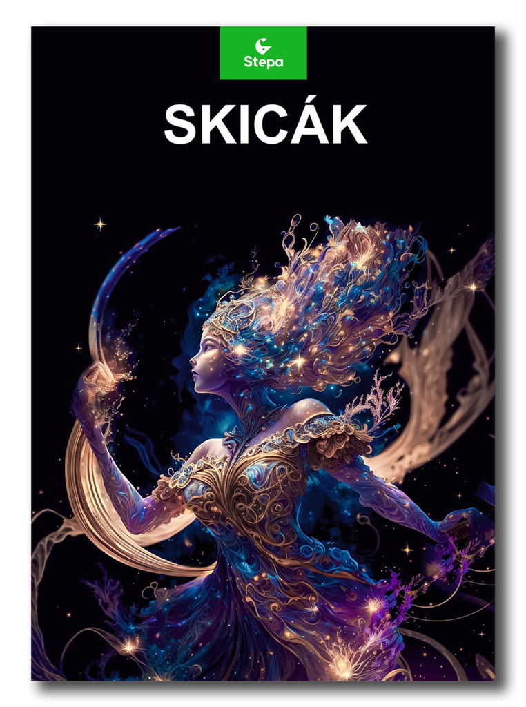 Skicák - A4 / 20 listů / černý vnitřek