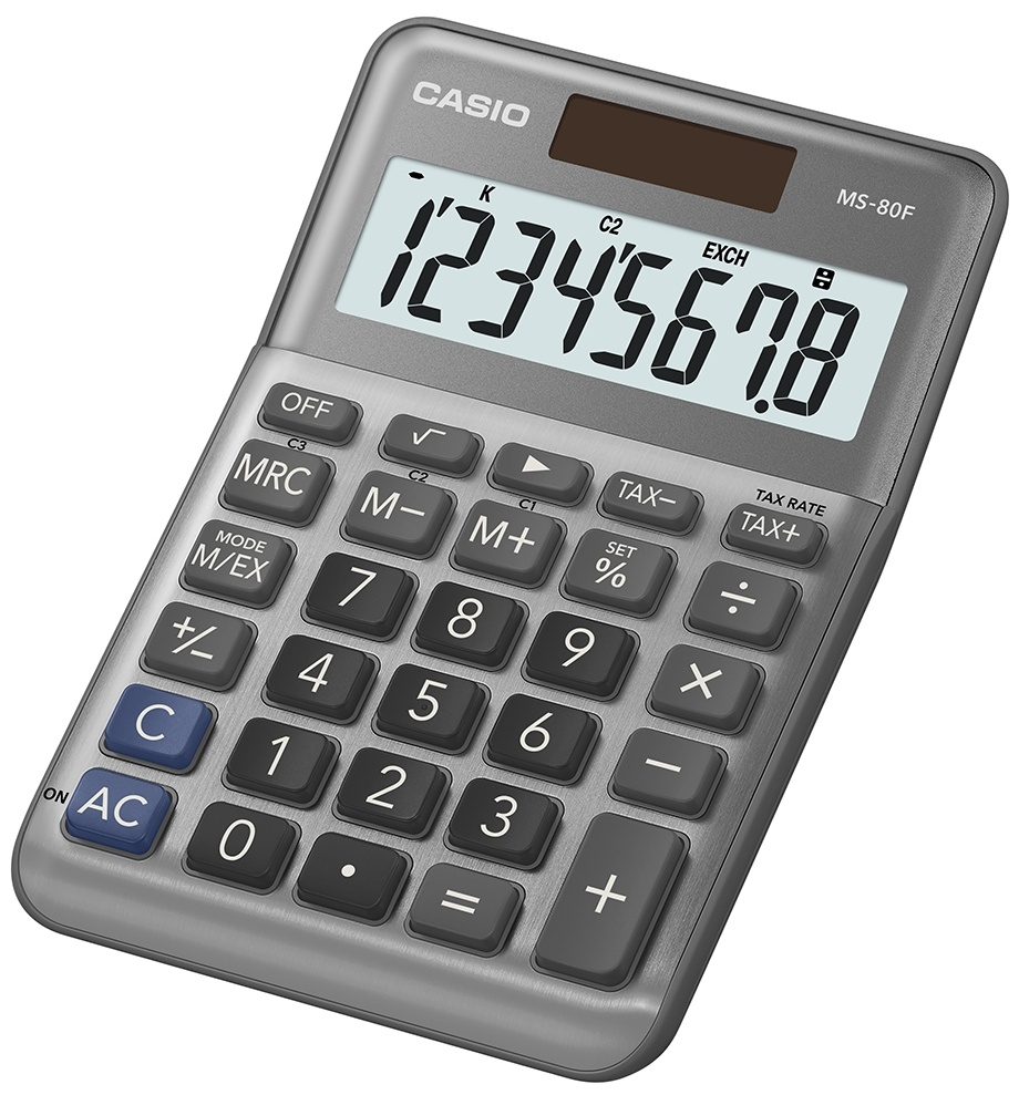 Kalkulačka Casio MS 80 F - displej 8 míst