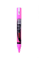 Popisovač křídový UNI Chalk Marker PWE-5M - fluo růžová