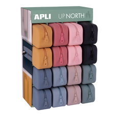 APLI silikonové pouzdro na psací potřeby Up North / mix barev