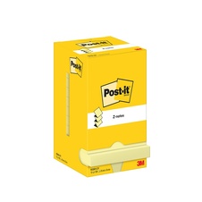 Lepící bločky Post-it žlutá / 12x 100l / 76 x 76