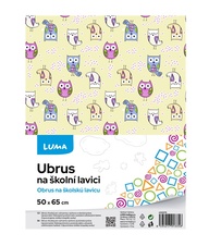 Ubrus na školní lavici - pastelky