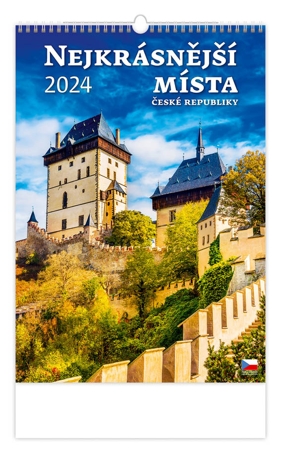 Kalendář nástěnný - Nejkrásnější místa ČR / N111