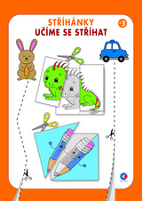 Omalovánky - Stříhánky A4 - Učíme se stříhat