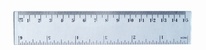 Pravítko 15 cm - transparentní