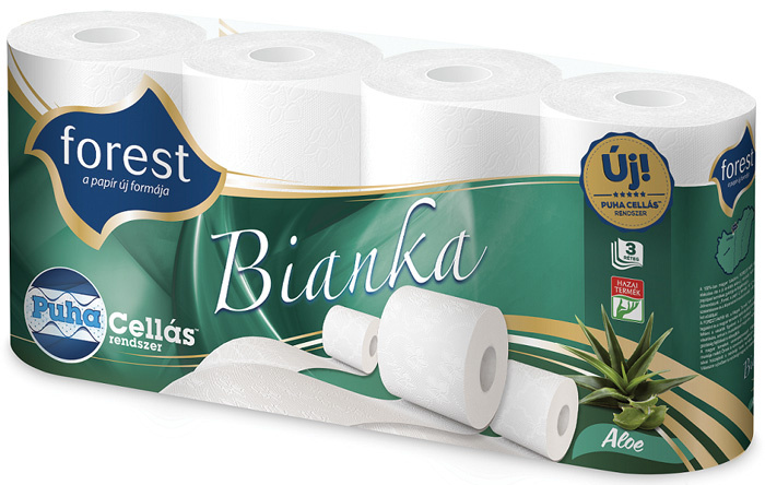 Forest Bianka toaletní papír s vůní Aloe vera 3-vrstvý 8ks