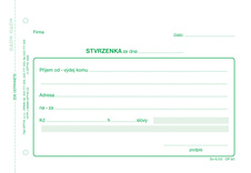 Optys 1080 stvrzenka NCR 100 listů A6