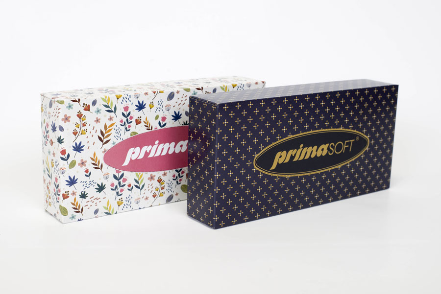 Kapesníčky papírové kosmetické - PrimaSoft / dvouvrstvé / 100 ks