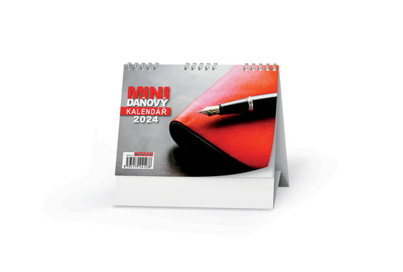 Kalendář stolní pracovní  - Red daňový / BSA8