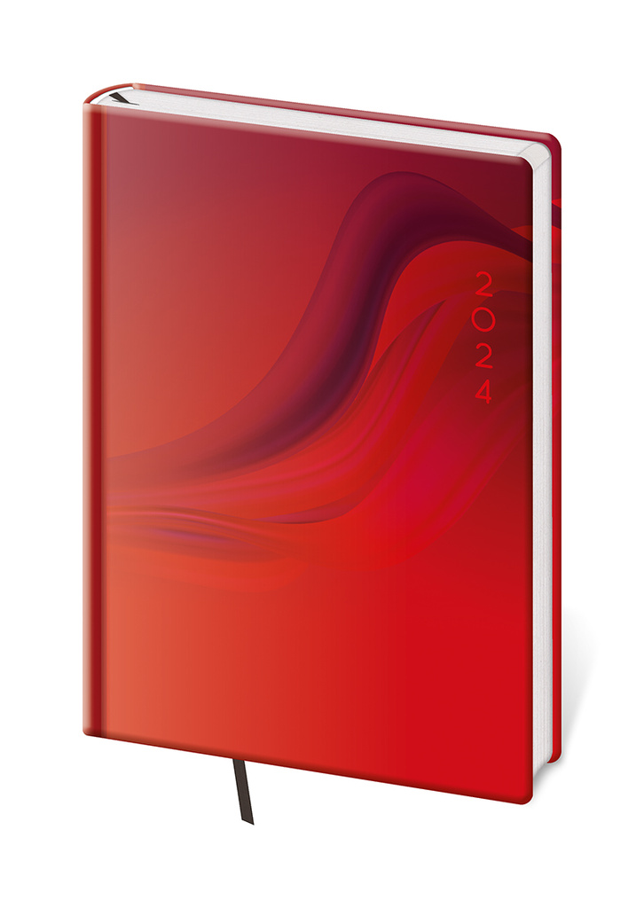 Diář VARIO A5 - denní / Red design