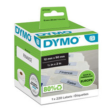 Štítky pro DYMO LabelWritter - 50 x 12 mm / na závěsné desky papírové / 1 x 220 ks