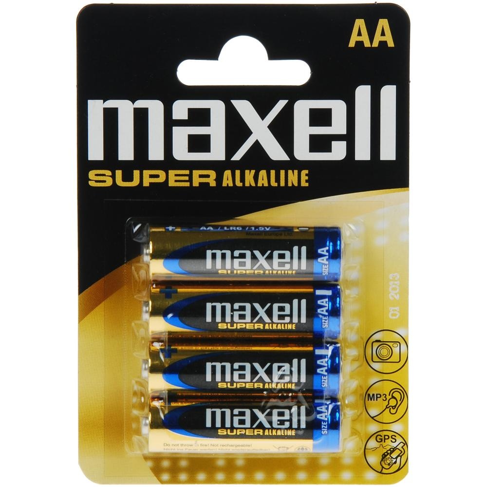 Baterie Maxell AA Super Alkaline / 4ks