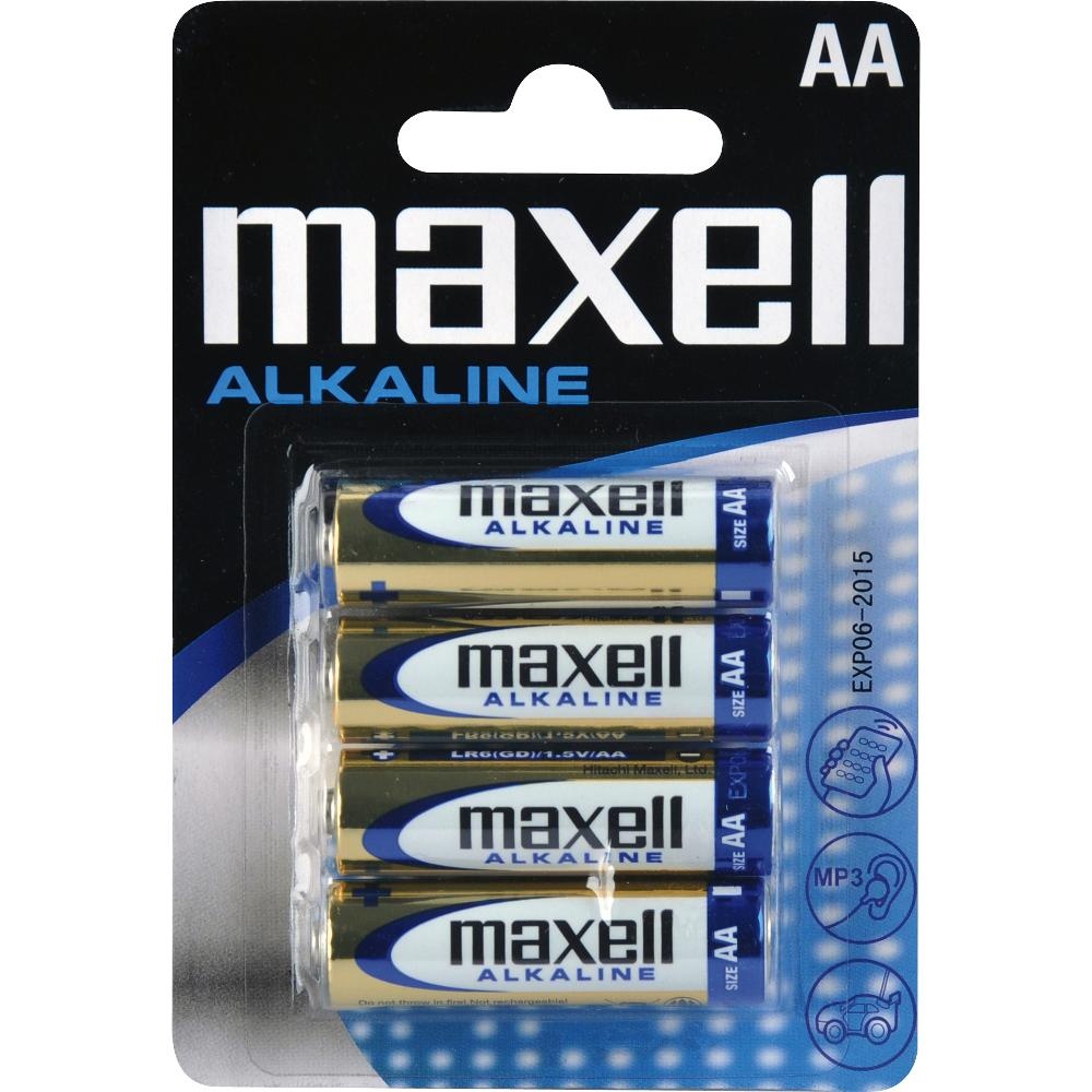 Baterie Maxell AA Alkaline / 4ks