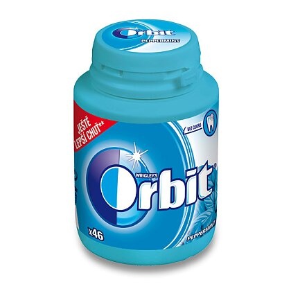 Žvýkačky Orbit peppermint v dóze 64g