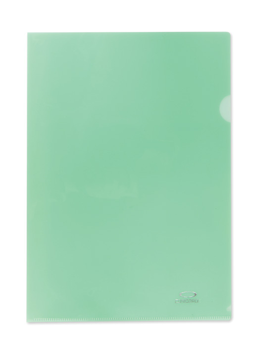 Zakládací obal A4 barevný - tvar L / zelená / 10 ks