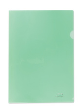 Zakládací obal A4 barevný - tvar L / zelená / 10 ks