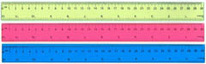 Pravítko 30 cm Fandy - mix barev