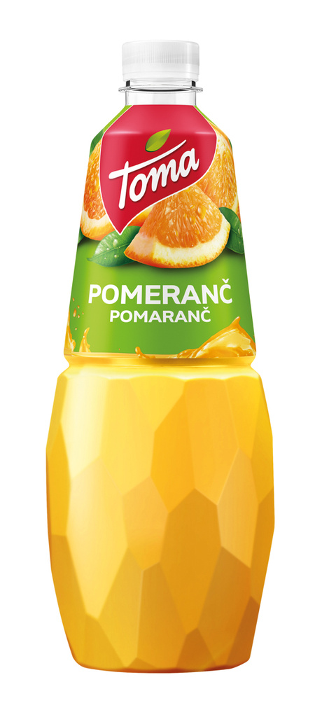 TOMA džus 1 l - nektar pomeranč 50%