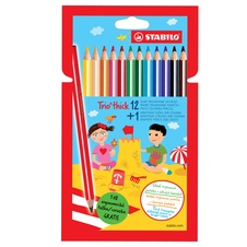 Pastelky STABILO® trojhranné Trio silné / 12 barev