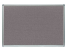 Tabule filcová v hliníkovém rámu ARTA - 90 x 120 cm / šedá