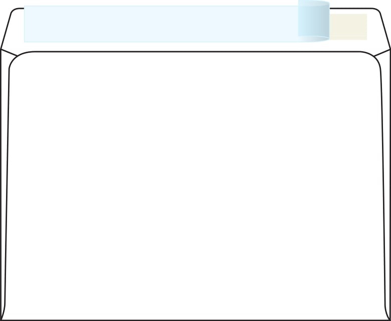 Obálky C5 samolepicí s krycí páskou - bez okénka / 1000 ks