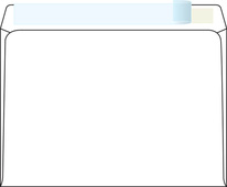 Obálky C5 samolepicí s krycí páskou - bez okénka / 1000 ks