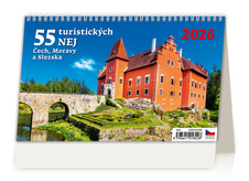 Kalendář stolní obrázkový 55 turistických nej… / S24