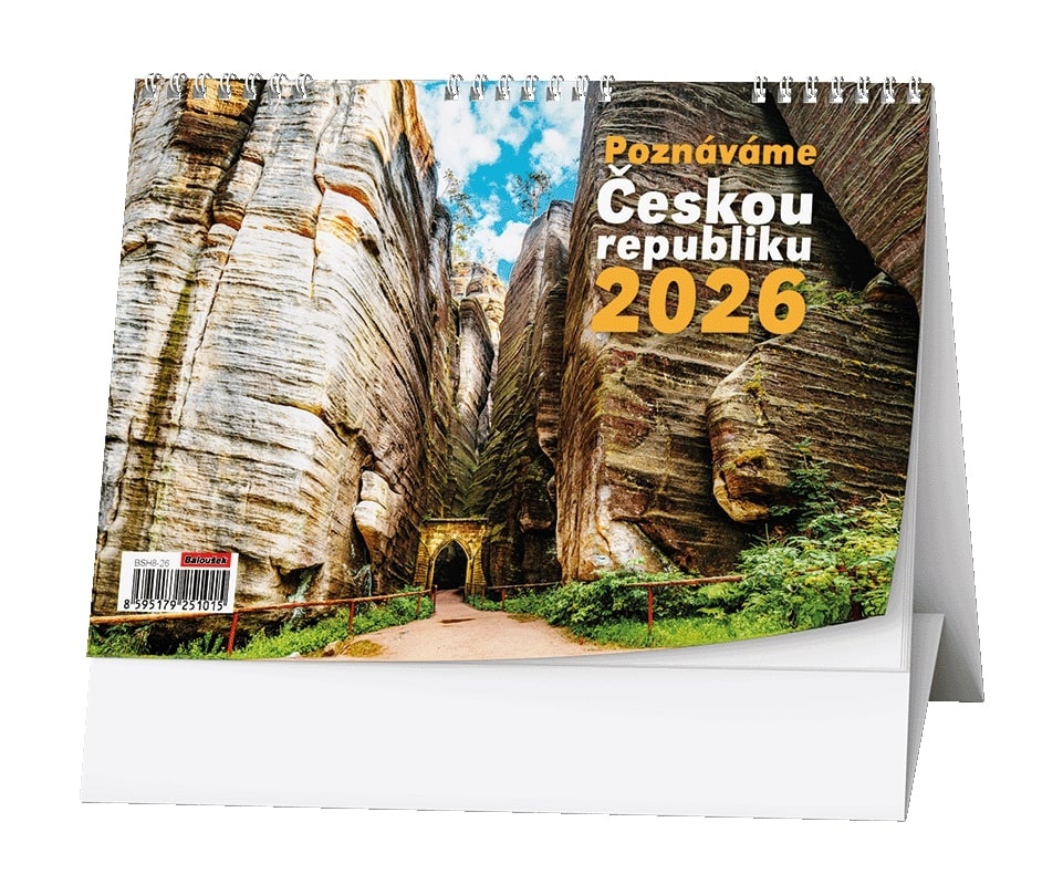 Kalendář stolní obrázkový Poznáváme ČR / BSH8