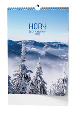 Kalendář nástěnný - Hory Čech a Moravy / BNG5