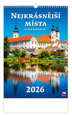 Kalendář nástěnný Nejkrásnější místa ČR / N111