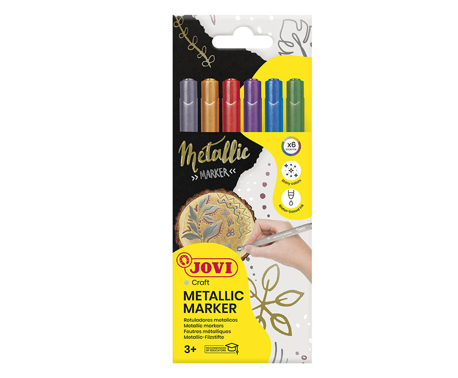 Popisovače JOVI DECOR METALIC - 6 barev
