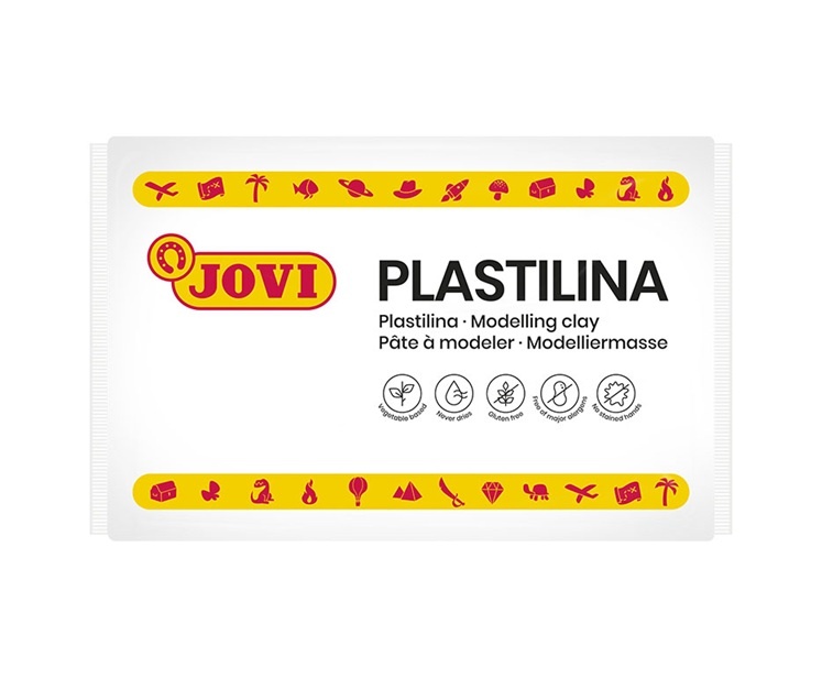 Plastelína JOVI - 350 g / bílá