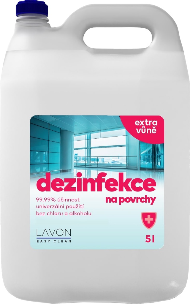 Dezinfekce LAVON na povrchy bez chloru a alkoholu - 5 l