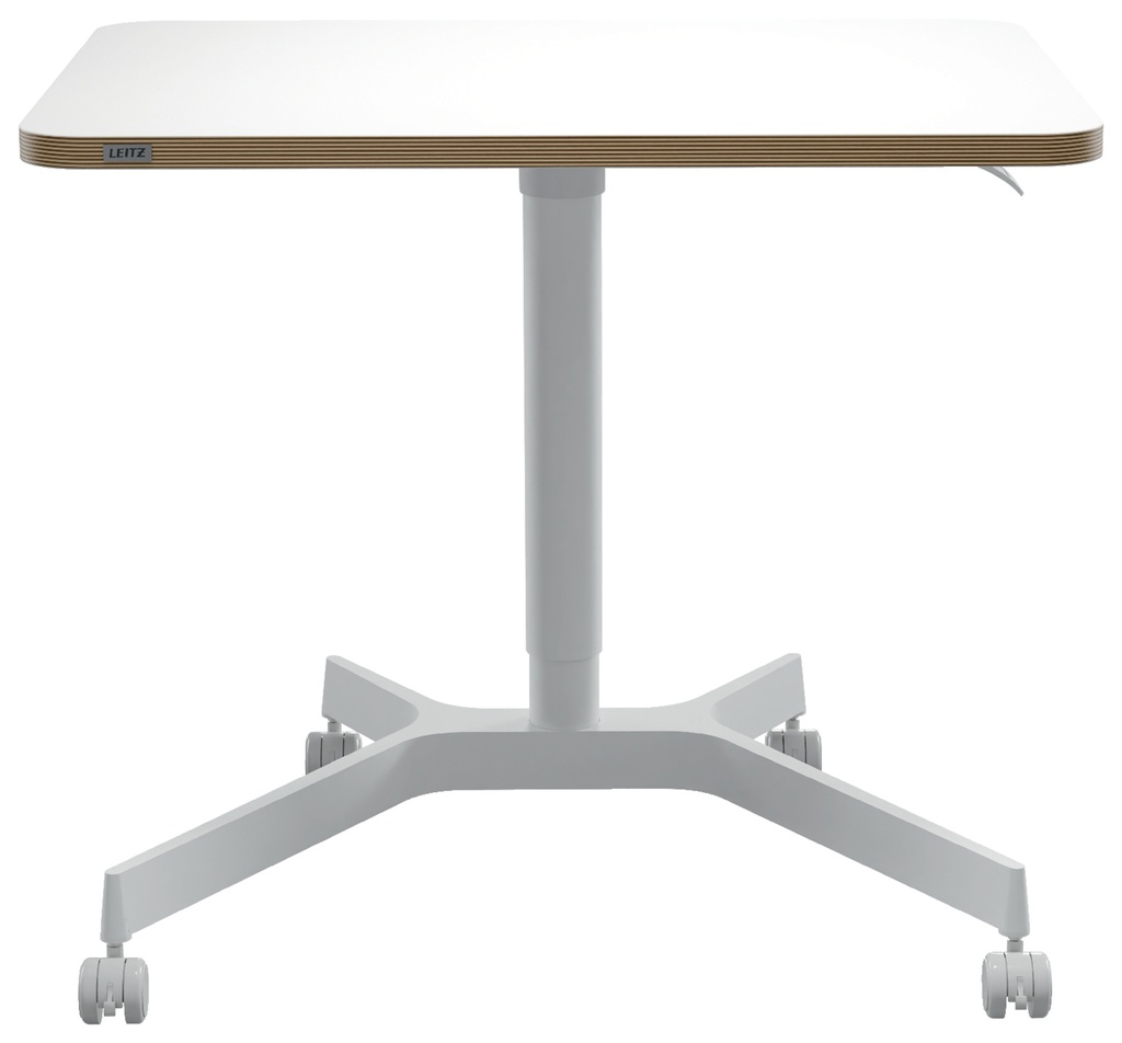 Výškově nastavitelný stůl Leitz Ergo – 80 x 60 cm / bílá
