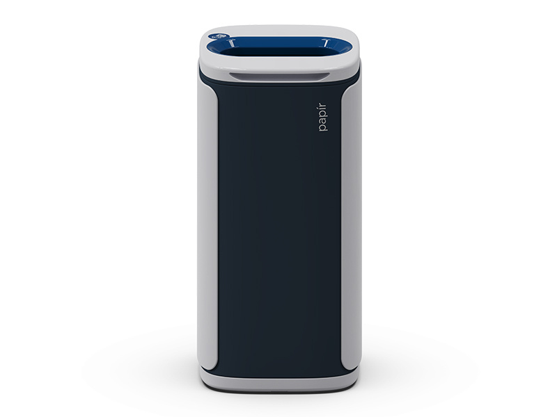 Odpadkový koš KOBRA WASTEE na papír - 60 L / modrá