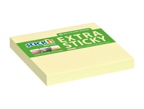 Samolepicí bločky Stick´n by Hopax Extra Sticky - 76 x 76 mm / 90 lístků / žlutá